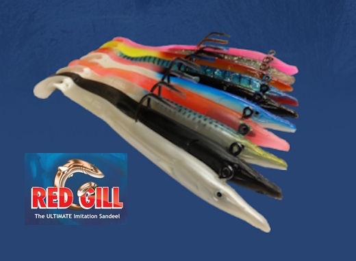 Red Gill Evolution Sand Eel Lures 178mm – 17g, 3 Lures Per Pack – Lym  Tackle